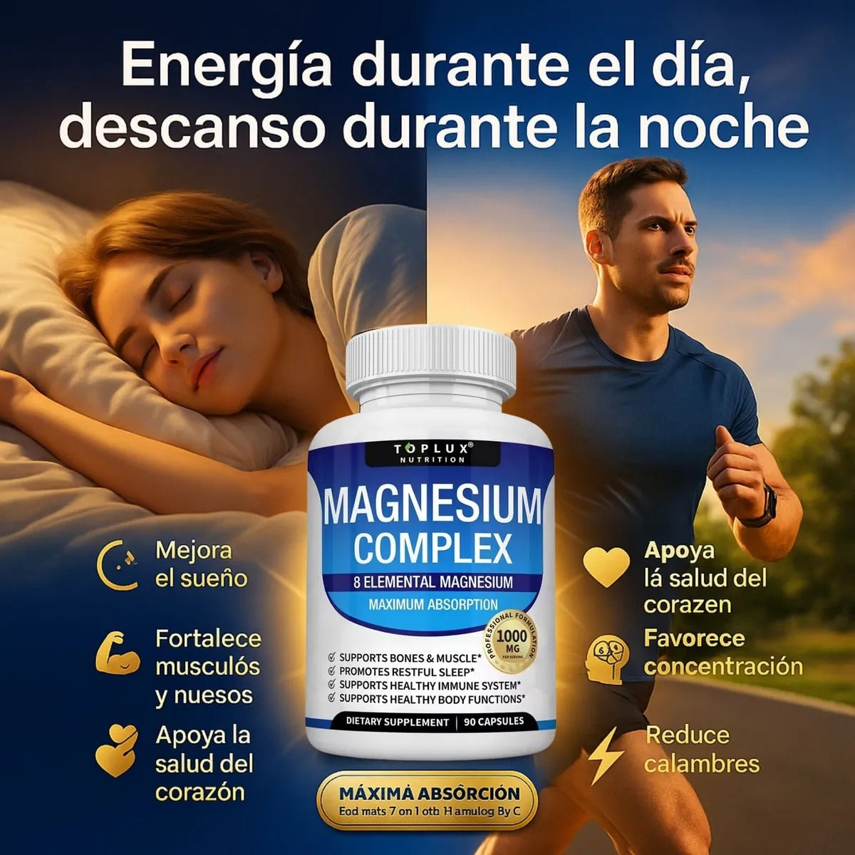 MAGNESIUM COMPLEX - El más completo del mercado  💪 🏃‍♂️🚴‍♂️🏋️‍♂️