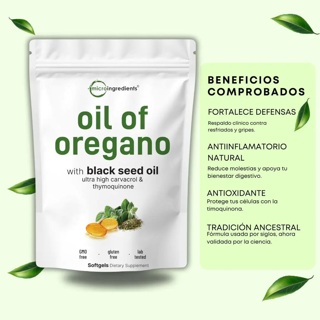 ACEITE DE ORÉGANO Premium - LA PROTECCIÓN NATURAL MÁS POTENTE
