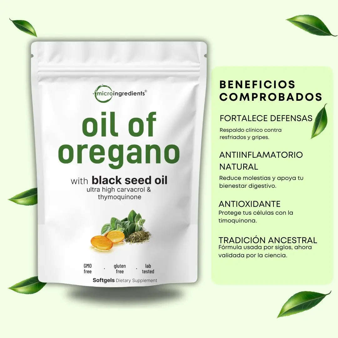ACEITE DE ORÉGANO Premium - LA PROTECCIÓN NATURAL MÁS POTENTE