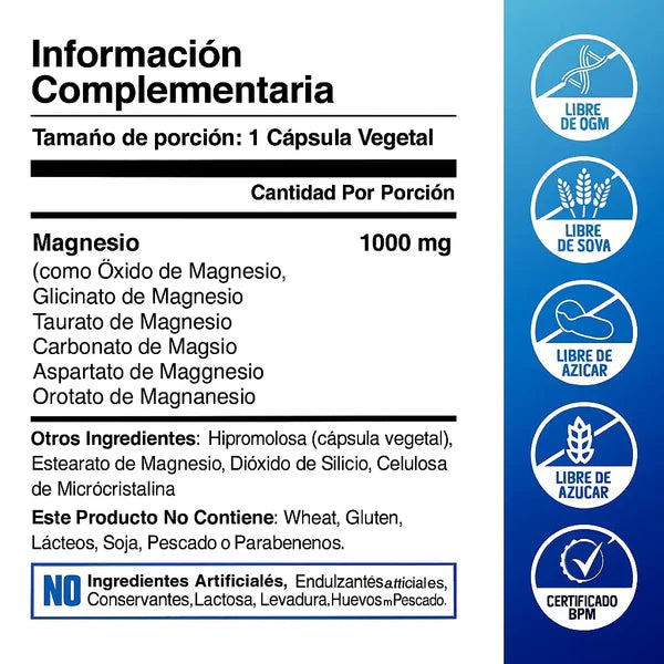 MAGNESIUM COMPLEX - El más completo del mercado  💪 🏃‍♂️🚴‍♂️🏋️‍♂️