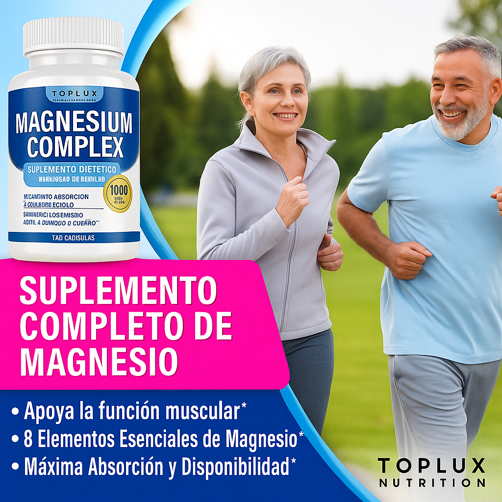 MAGNESIUM COMPLEX - El más completo del mercado  💪 🏃‍♂️🚴‍♂️🏋️‍♂️